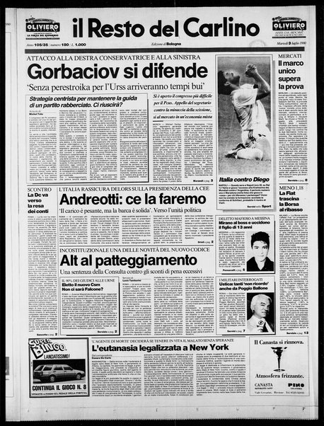 Il Resto del Carlino : giornale dell'Emilia